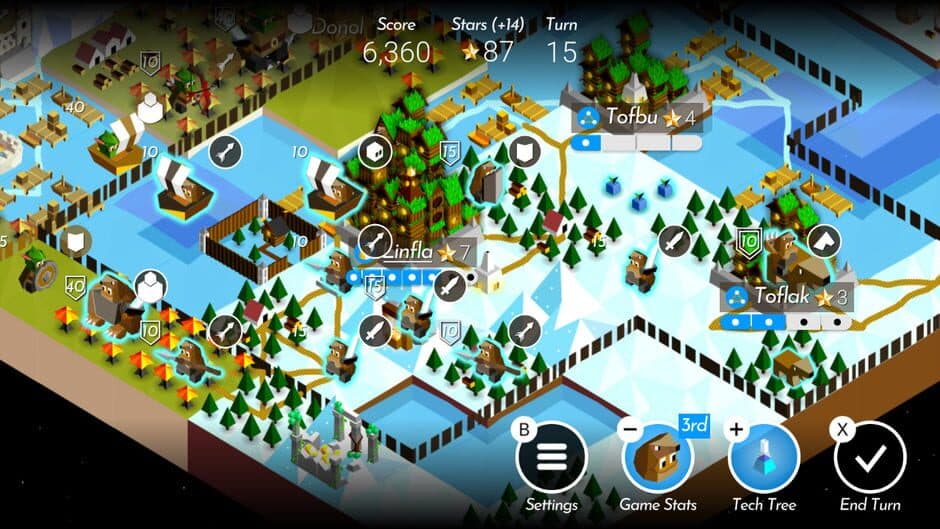 Скриншот 3 из The Battle of Polytopia: Skin Pack 1