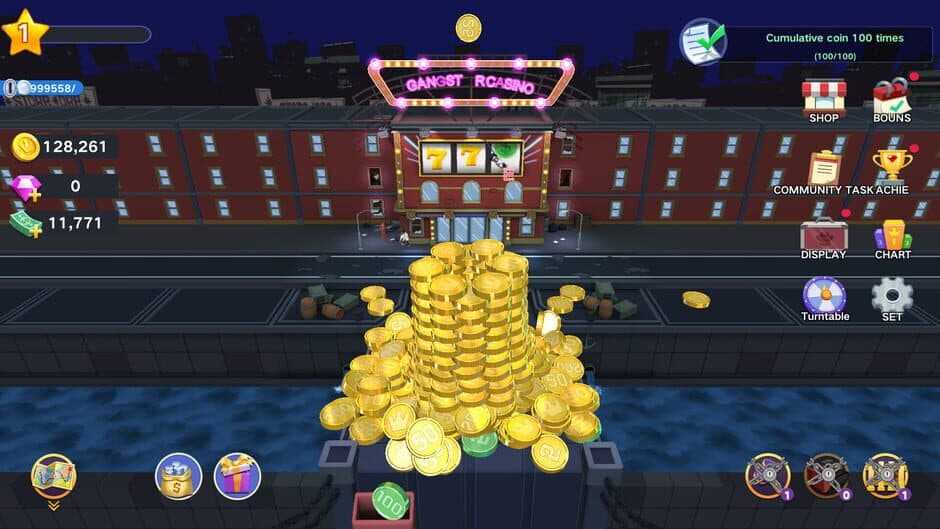 Скриншот 2 из Gangster Coin Pusher