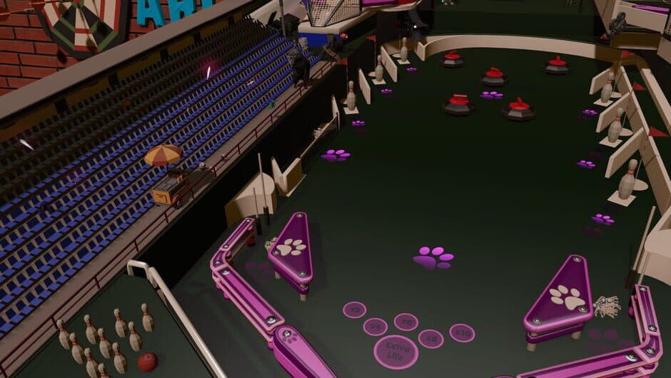 Скриншот 7 из Roxy Raccoon's Pinball Panic: Sports Spectacle