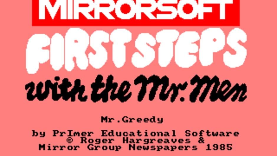 Скриншот 1 из First Steps with the Mr. Men
