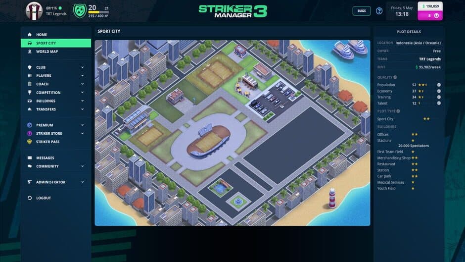 Скриншот 2 из Striker Manager 3