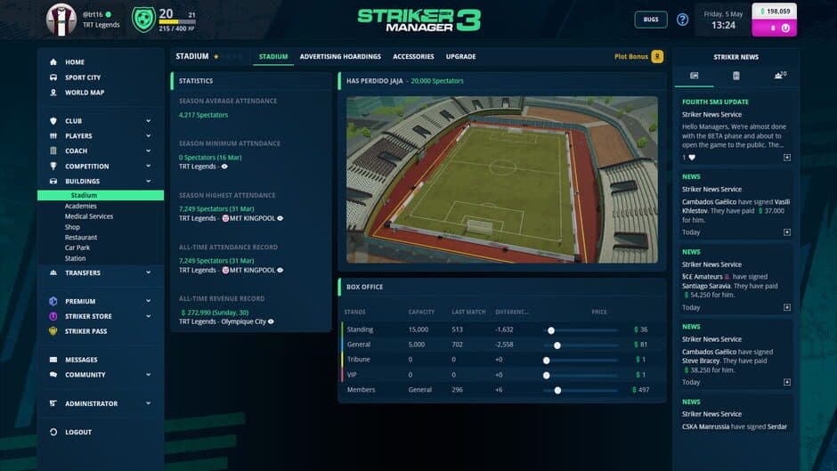 Скриншот 7 из Striker Manager 3