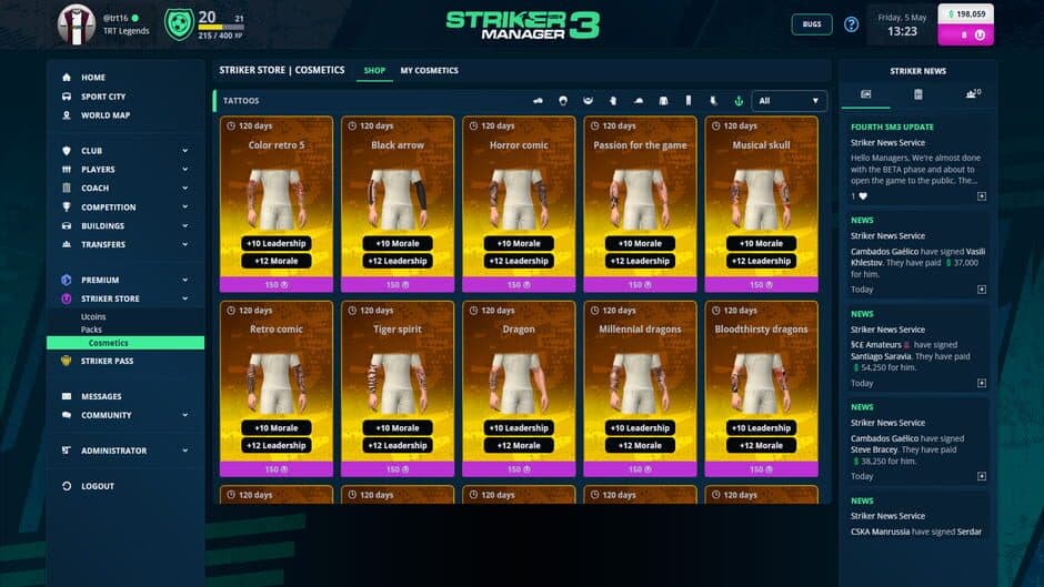 Скриншот 9 из Striker Manager 3