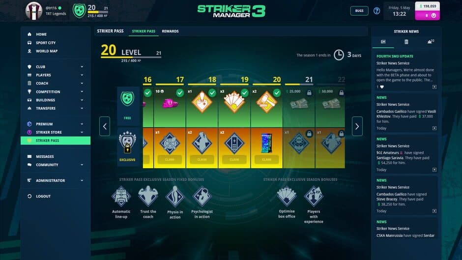 Скриншот 10 из Striker Manager 3