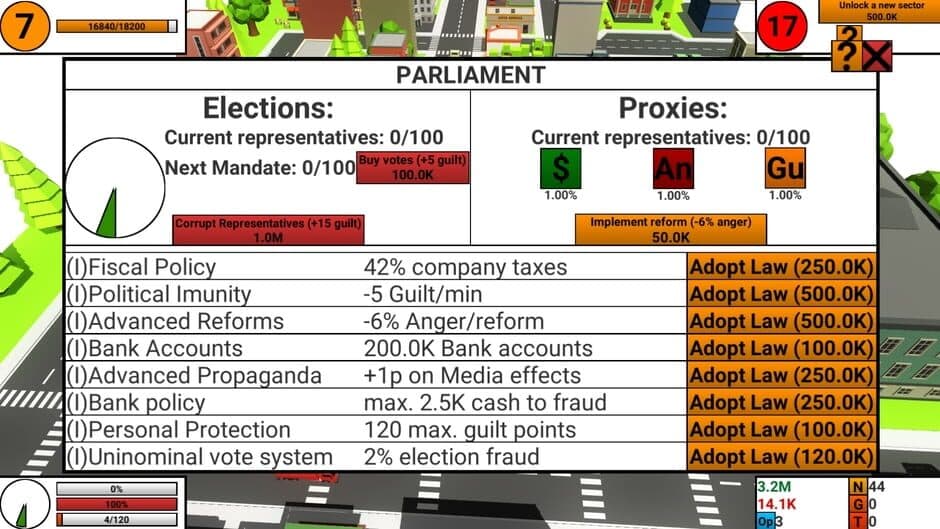 Скриншот 12 из Corrupt: Political Simulator