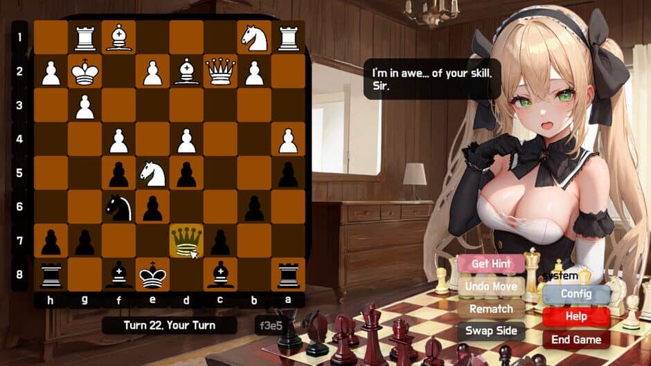 Скриншот 4 из Play Chess with Lady Bongcloud