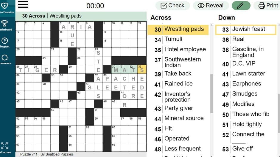 Скриншот 1 из The Daily Crossword