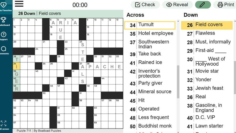 Скриншот 2 из The Daily Crossword