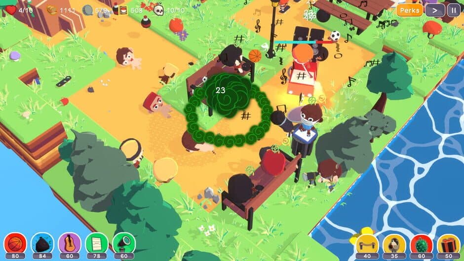 Скриншот 4 из Kooky Kids Fort Defense