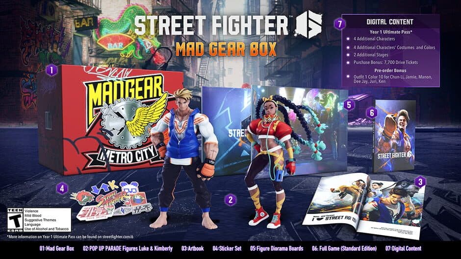 Скриншот 1 из Street Fighter 6: Mad Gear Box