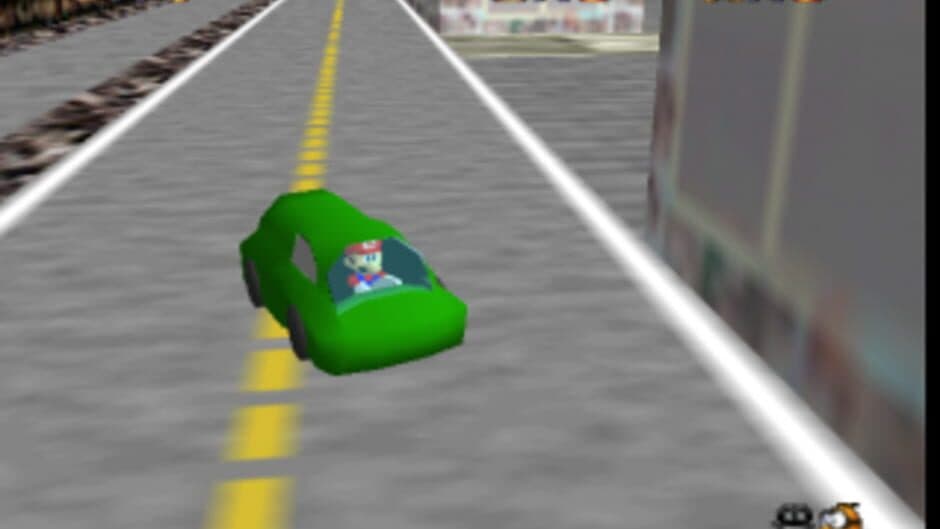 Скриншот 1 из Mario Aimlessly Drives a Car Around the City 64