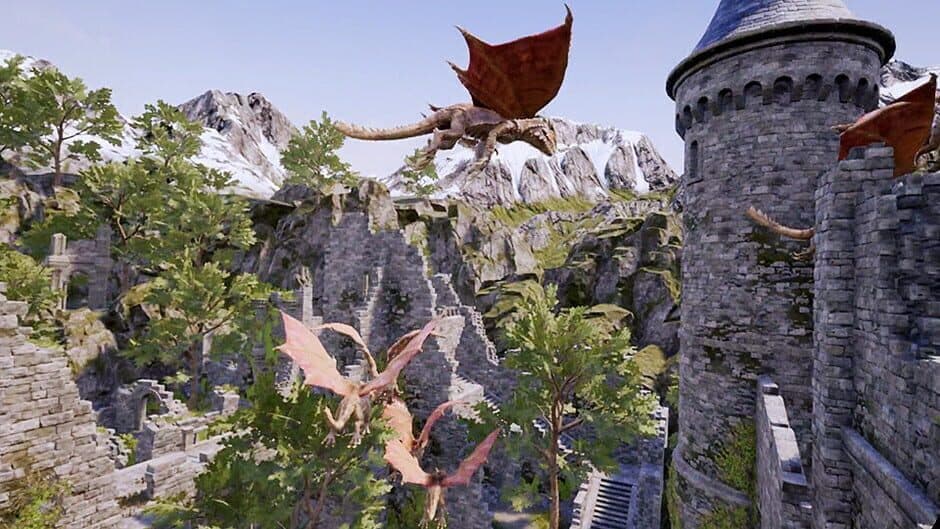 Скриншот 1 из VR Pterosaur Rock Climbing