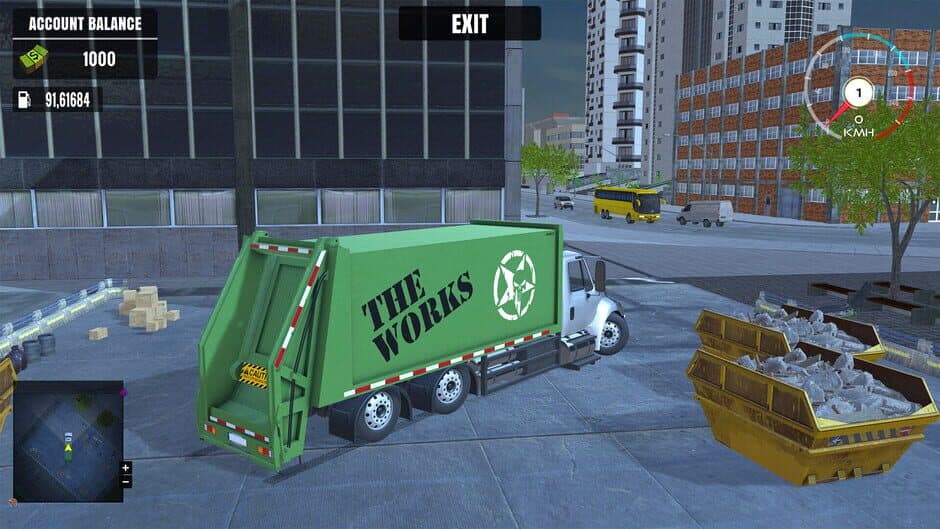 Скриншот 1 из Garbage Truck Driving Simulator