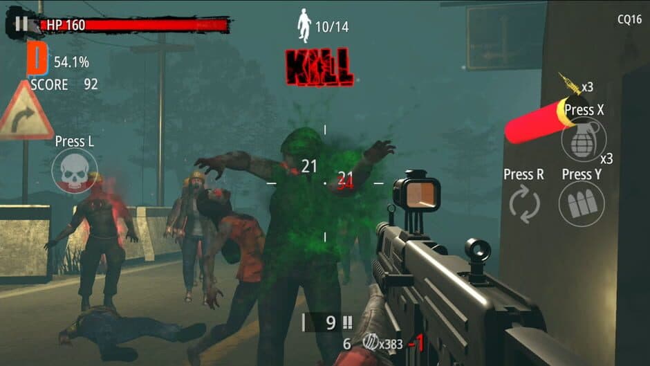 Скриншот 1 из Zombie Hunter: D-Day