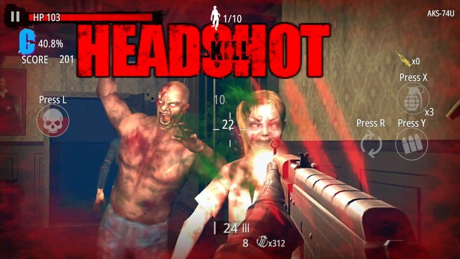 Скриншот 2 из Zombie Hunter: D-Day