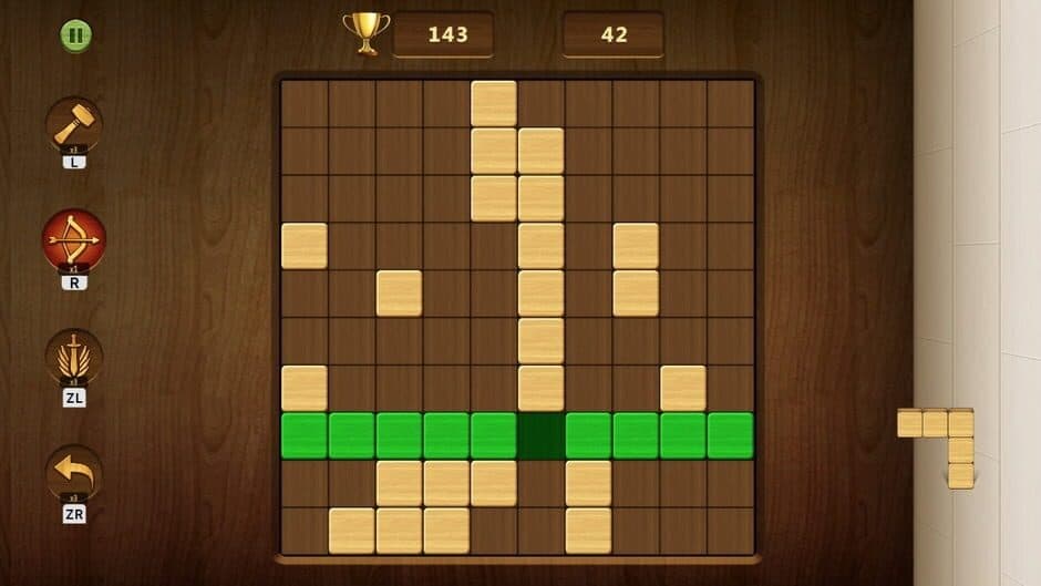 Скриншот 4 из Wood Cube Block: Classic Casual Puzzle