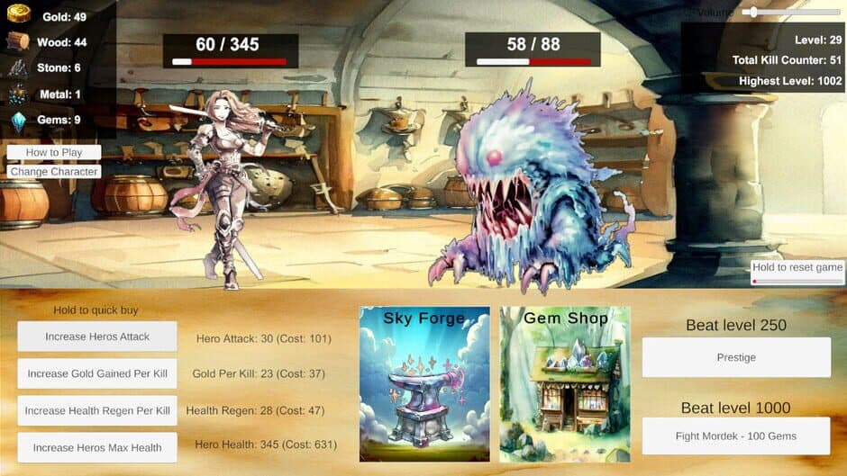 Скриншот 1 из Heros and Monsters