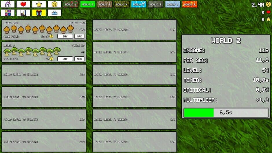 Скриншот 2 из Idle Worlds