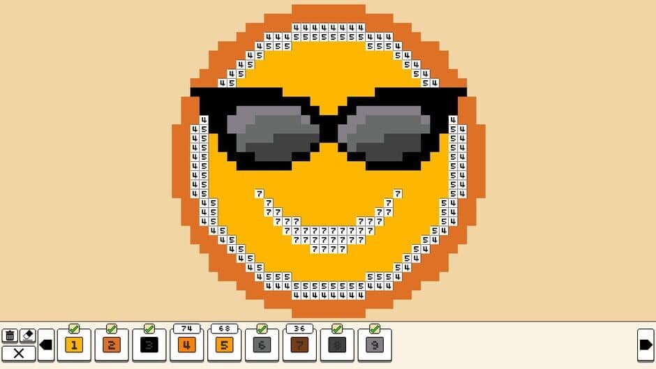 Скриншот 4 из Coloring Pixels: Emoji Pack