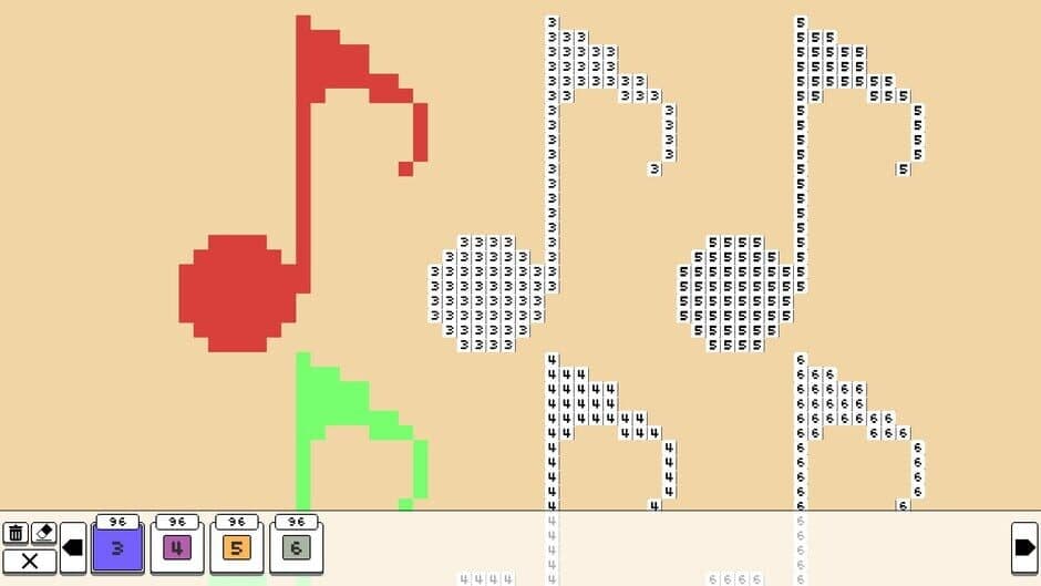 Скриншот 3 из Coloring Pixels: Music Pack