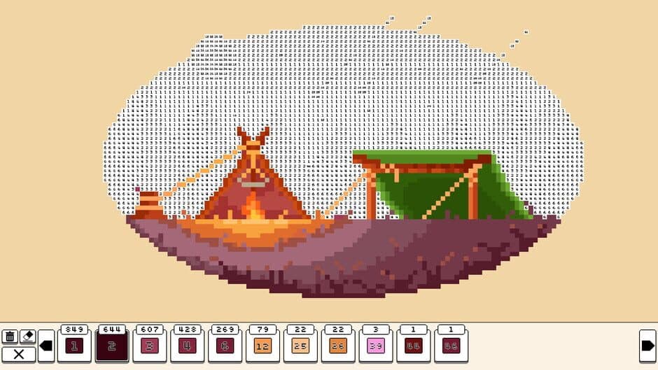 Скриншот 1 из Coloring Pixels: Autumn Pack