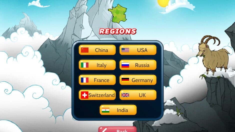 Скриншот 1 из Capitals Quizzer: Regions Mode