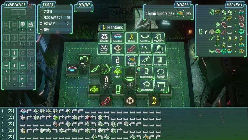 Скриншот 6 из Neon Noodles: Cyberpunk Kitchen Automation