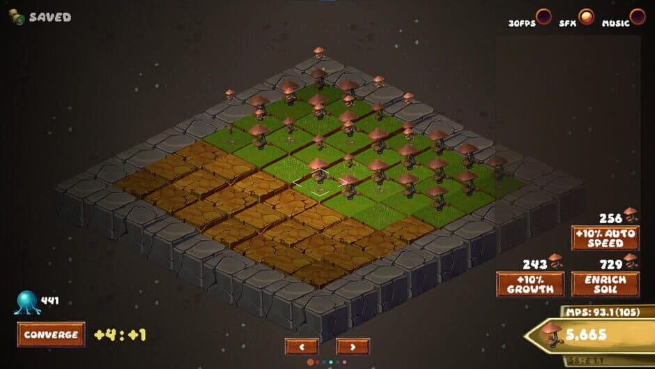 Скриншот 1 из Fungal Colony Simulator