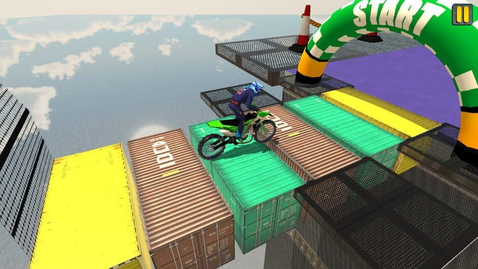 Скриншот 4 из Mega Ramp Moto: Dirt Bike Stunts Simulator