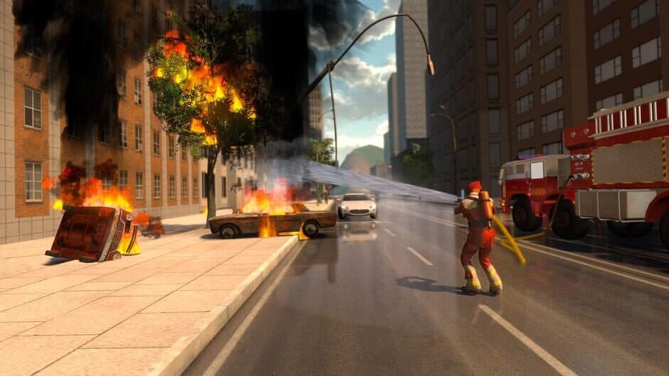 Скриншот 2 из Firefighter Simulator 911: Car Fire Truck Driver