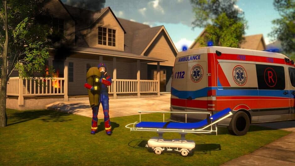 Скриншот 5 из Firefighter Simulator 911: Car Fire Truck Driver