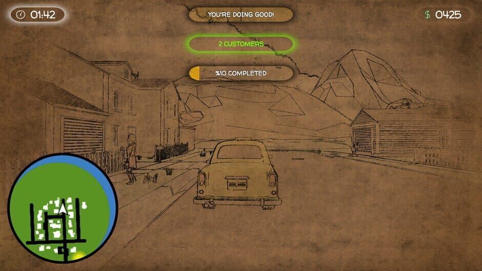 Скриншот 3 из Doodle Taxi