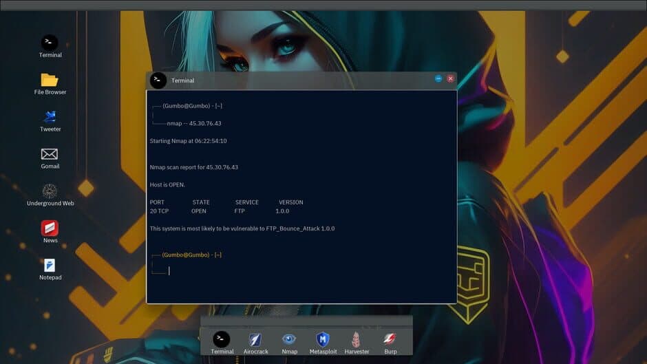 Скриншот 1 из Anonymous Hacker Simulator