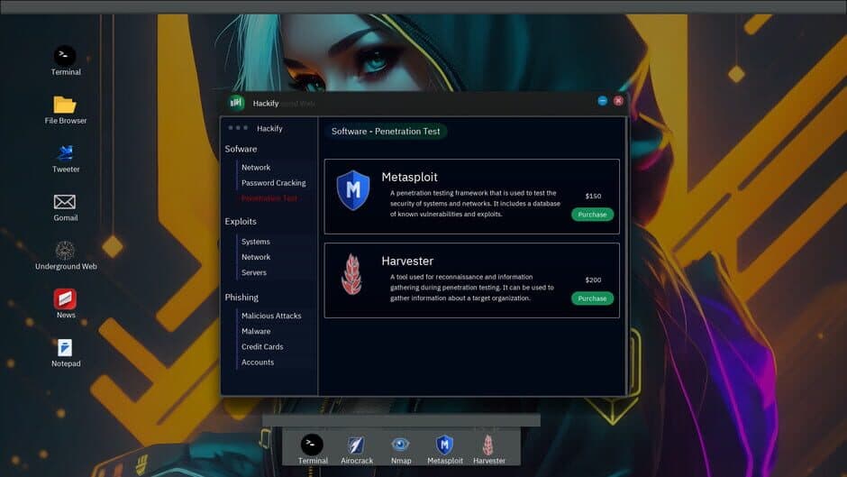 Скриншот 5 из Anonymous Hacker Simulator