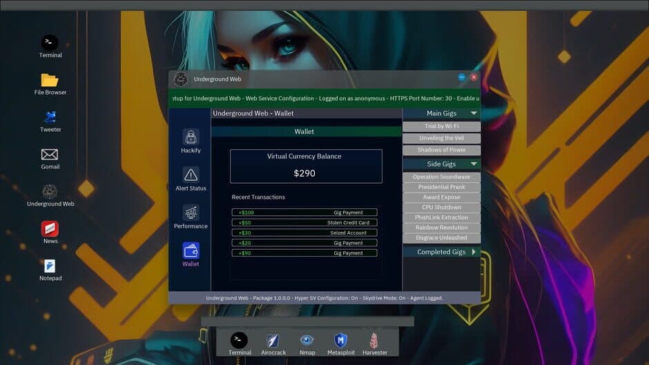 Скриншот 6 из Anonymous Hacker Simulator