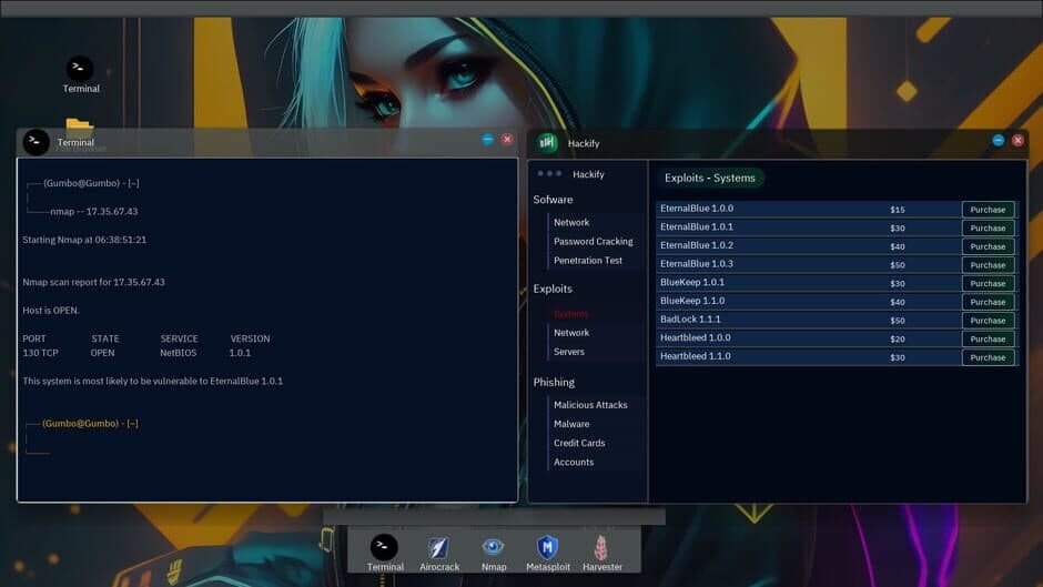 Скриншот 10 из Anonymous Hacker Simulator