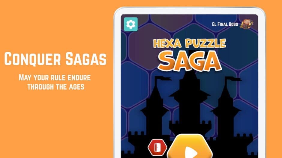 Скриншот 1 из Hexa Puzzle Saga