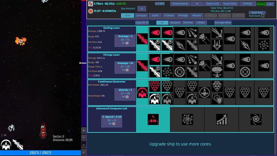 Скриншот 1 из Unnamed Space Idle