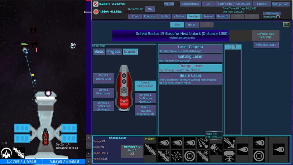 Скриншот 3 из Unnamed Space Idle