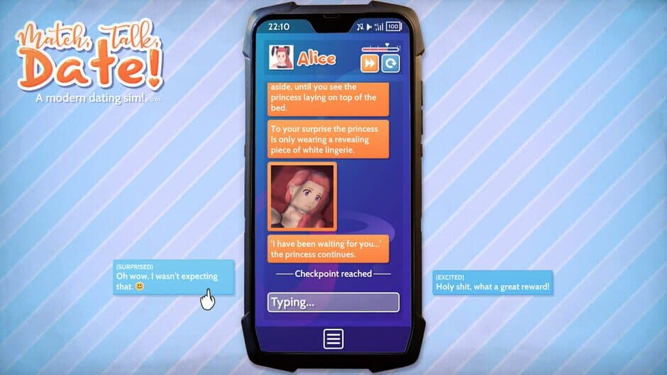 Скриншот 2 из Match, Talk, Date!: A Modern Dating Sim!