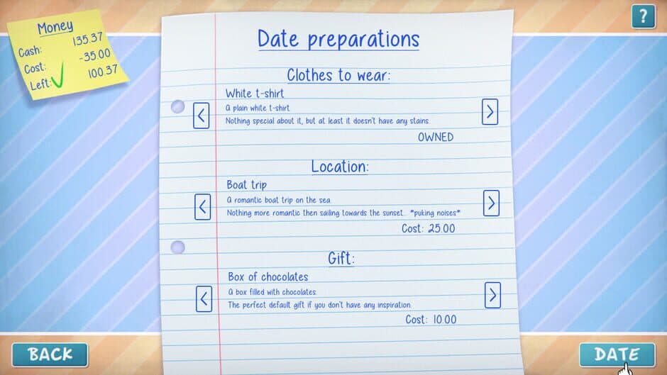 Скриншот 3 из Match, Talk, Date!: A Modern Dating Sim!