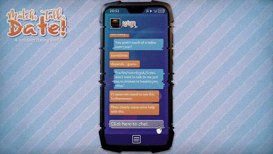 Скриншот 8 из Match, Talk, Date!: A Modern Dating Sim!