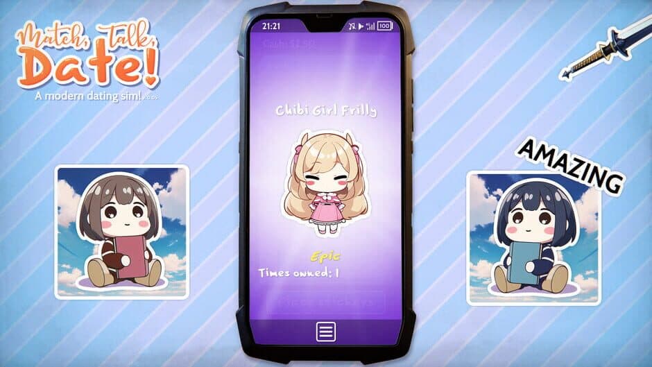 Скриншот 12 из Match, Talk, Date!: A Modern Dating Sim!