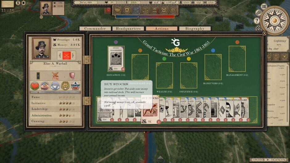 Скриншот 8 из Grand Tactician: The Civil War - Whiskey & Lemons