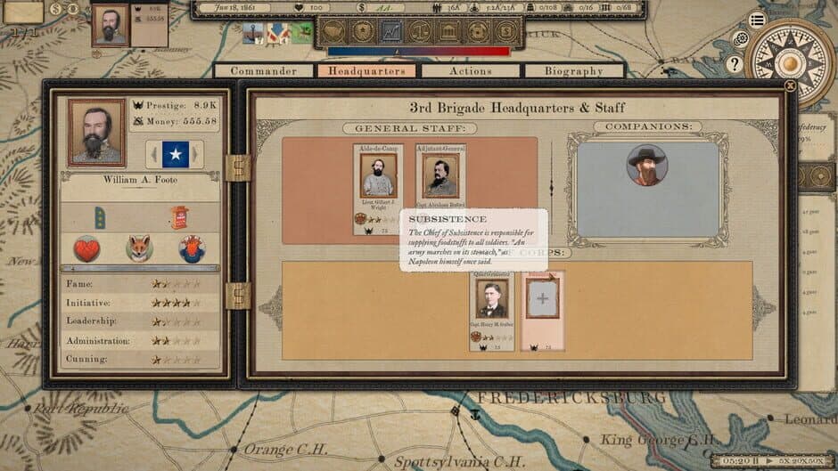 Скриншот 2 из Grand Tactician: The Civil War - Whiskey & Lemons