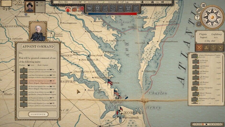 Скриншот 6 из Grand Tactician: The Civil War - Whiskey & Lemons