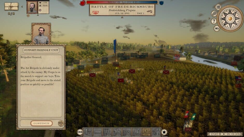 Скриншот 7 из Grand Tactician: The Civil War - Whiskey & Lemons
