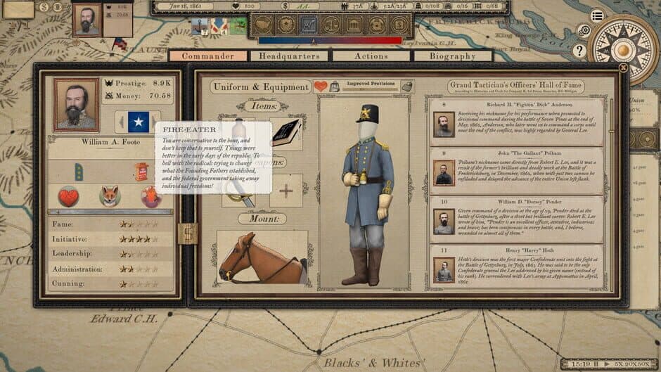 Скриншот 9 из Grand Tactician: The Civil War - Whiskey & Lemons
