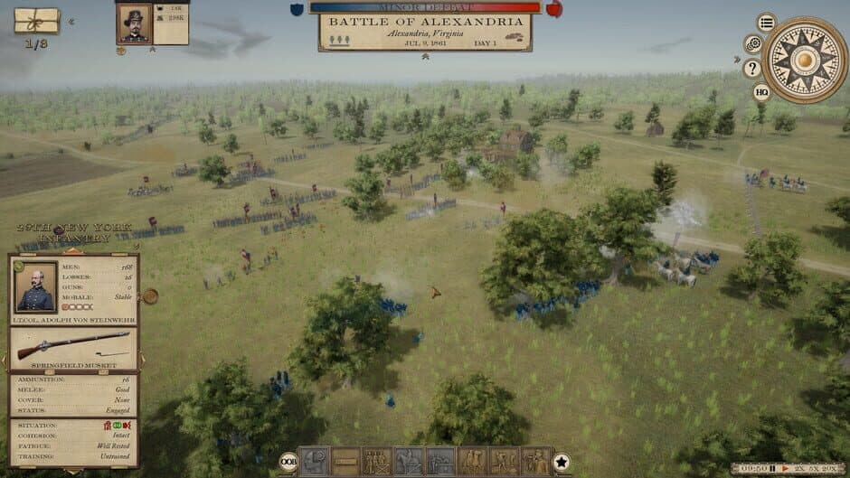 Скриншот 10 из Grand Tactician: The Civil War - Whiskey & Lemons