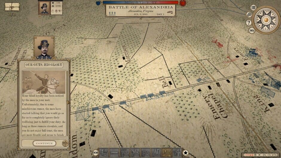Скриншот 11 из Grand Tactician: The Civil War - Whiskey & Lemons
